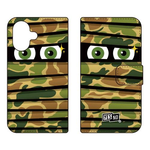 手帳型スマホケース ミイラくん ハンターカモ (受注生産)  YESNO iPhone 17