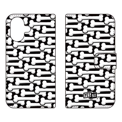 手帳型スマホケース ボーン ホワイト (受注生産)  YESNO iPhone 17