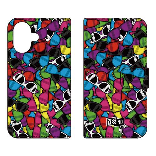 手帳型スマホケース サングラス マルチ (受注生産)  YESNO iPhone 17