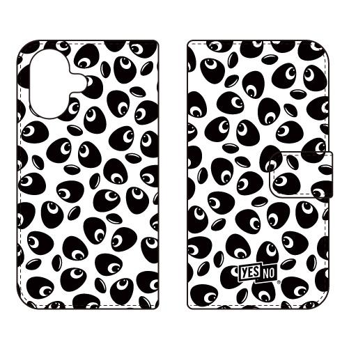 手帳型スマホケース パンダ ホワイト (受注生産)  YESNO iPhone 17