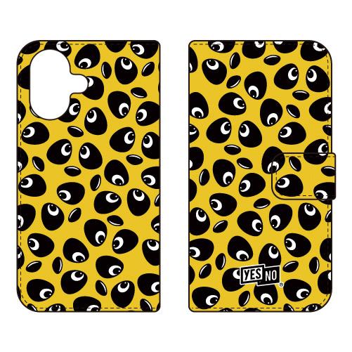 手帳型スマホケース パンダ イエロー (受注生産)  YESNO iPhone 17