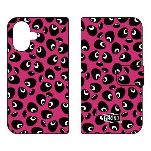 手帳型スマホケース パンダ ピンク (受注生産)  YESNO iPhone 17