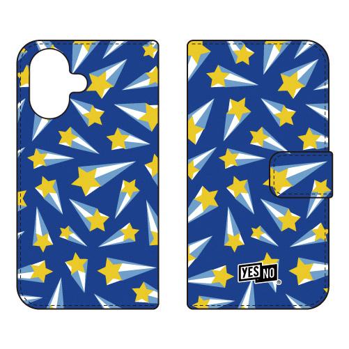 手帳型スマホケース シューティングスター ブルー (受注生産)  YESNO iPhone 17