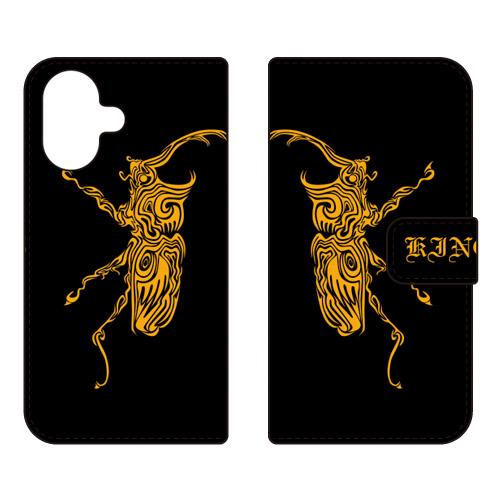 手帳型スマホケース カブト (受注生産)  Cf LTD iPhone 17