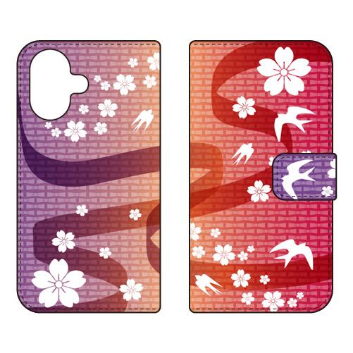 手帳型スマホケース つばめ (受注生産)  Cf LTD iPhone 17