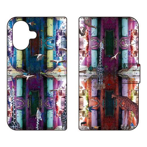 手帳型スマホケース monikotoデザイン おとづれ (受注生産) iPhone 17