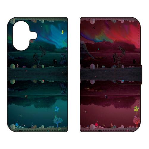 手帳型スマホケース monikotoデザイン 産声 (受注生産) iPhone 17