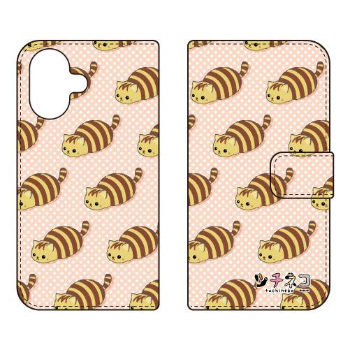 手帳型スマホケース ツチネコ キジトラ (受注生産) iPhone 17