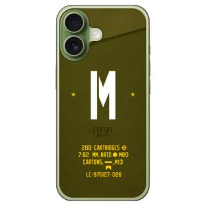 Cf LTD ミリタリー M カーキ スマホケース (ハード ケース カバー) iPhone 17