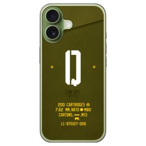Cf LTD ミリタリー Q カーキ スマホケース (ハード ケース カバー) iPhone 17