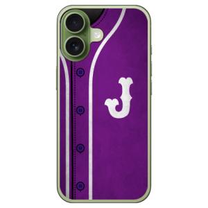 Cf LTD ベースボール パープル J スマホケース (ハード ケース カバー) iPhone 1...
