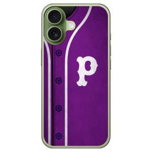 Cf LTD ベースボール パープル P スマホケース (ハード ケース カバー) iPhone 1...