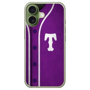 Cf LTD ベースボール パープル T スマホケース (ハード ケース カバー) iPhone 1...