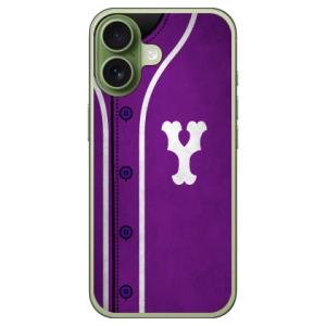 Cf LTD ベースボール パープル Y スマホケース (ハード ケース カバー) iPhone 1...