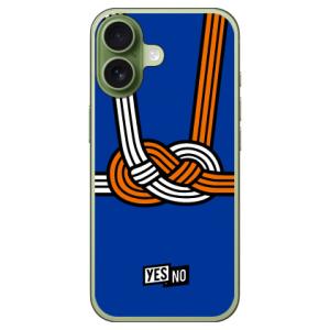 ハッピーギフト ブルー (ハード ケース カバー) YESNO iPhone 17