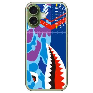 シャーク ハンターカモ ブルー (ハード ケース カバー) YESNO iPhone 17