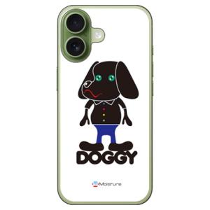 Doggy Pure ホワイト (ハード ケース カバー) SECOND SKIN iPhone 1...