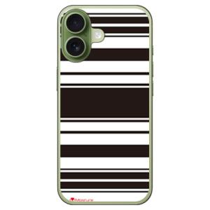 Moisture Stripe ブラックホワイト (ハード ケース カバー) SECOND SKIN...
