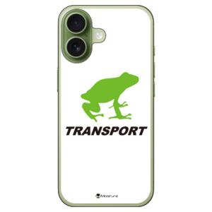 TRANSPORT FROG ホワイト×ブラック (ハード ケース カバー) SECOND SKIN...