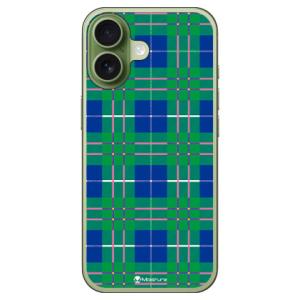 Tartan check グリーン (ハード ケース カバー) SECOND SKIN iPhone...