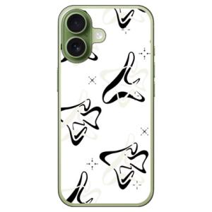 SPACER ホワイト×ブラック (ハード ケース カバー) SECOND SKIN iPhone ...