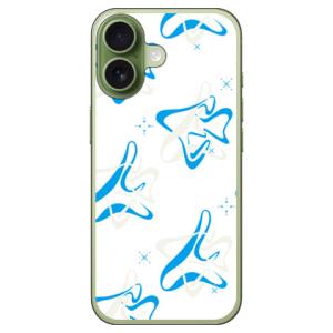 SPACER ホワイト×ブルー (ハード ケース カバー) SECOND SKIN iPhone 1...