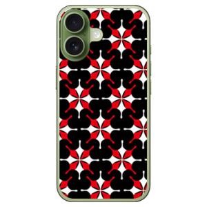 SUN ブラック×レッド (ハード ケース カバー) SECOND SKIN iPhone 17