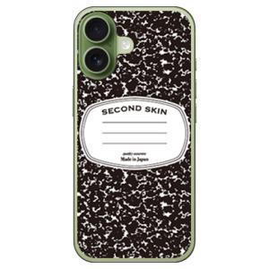 ノートブック ブラック (ハード ケース カバー) SECOND SKIN iPhone 17