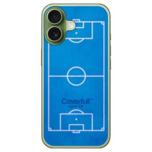 サッカー ブルー (ハード ケース カバー) Coverfull iPhone 17