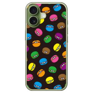 マカロンズ ブラック （ソフト ケース カバー） YESNO iPhone 17