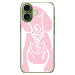 Dog ホワイト×ピンク （ソフト ケース カバー） SECOND SKIN iPhone 17