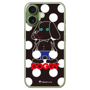 Doggy ホワイトドット （ソフト ケース カバー） SECOND SKIN iPhone 17