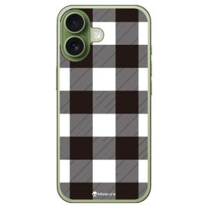 Buffalo check ホワイト （ソフト ケース カバー） SECOND SKIN iPhon...