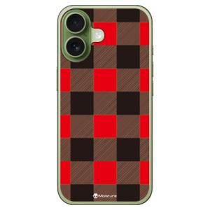 Buffalo check レッド （ソフト ケース カバー） SECOND SKIN iPhone...