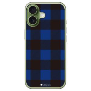 Buffalo check ブルー （ソフト ケース カバー） SECOND SKIN iPhone...
