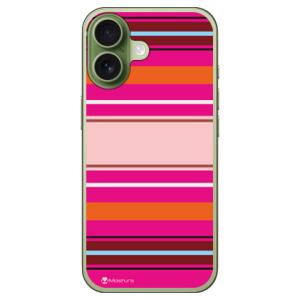 Moisture Stripe ピンク （ソフト ケース カバー） SECOND SKIN iPho...