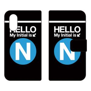 手帳型スマホケース サブウェイ N （サックス） (受注生産) Cf LTD arrows We3 FCG04 F-52G M09 アロウズ We3