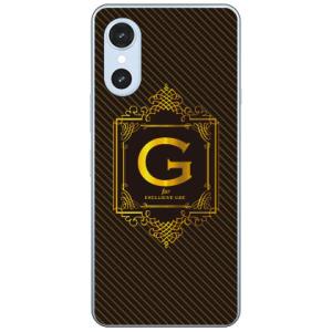 Cf LTD ラグジュアリー G ゴールドイエロー スマホケース (ハード ケース カバー) arrows We3 FCG04 F-52G M09 アロウズ We3