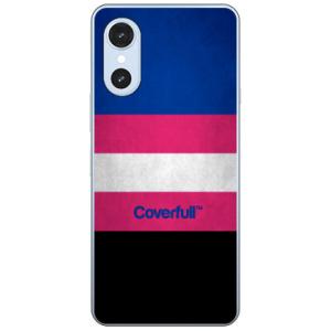 Cf LTD KICKS #5 ブルー×ピンク スマホケース (ハード ケース カバー) arrows We3 FCG04 F-52G M09 アロウズ We3