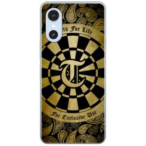 Cf LTD ダーツ イエロー T スマホケース (ハード ケース カバー) arrows We3 FCG04 F-52G M09 アロウズ We3