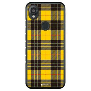 Tartan check イエロー (ハード ケース カバー) SECOND SKIN DIGNO ...