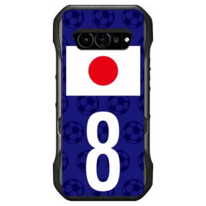 Cf LTD 日本代表チーム応援8 スマホケース (ハード ケース カバー) TORQUE G07 KYG06 トルク G07