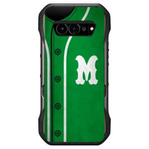 Cf LTD ベースボール グリーン M スマホケース (ハード ケース カバー) TORQUE G07 KYG06 トルク G07