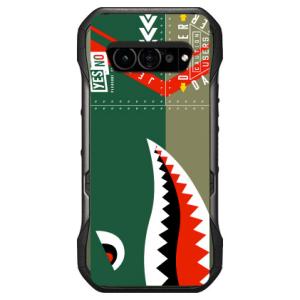 シャーク グリーン (ハード ケース カバー) YESNO TORQUE G07 KYG06 トルク...