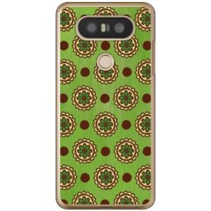 isai Beat LGV34 / V20 PRO L-01J フラワースポット ライムグリーン ス...