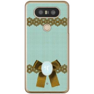 isai Beat LGV34 / V20 PRO L-01J ドット×カメオ グリーン スマホケー...