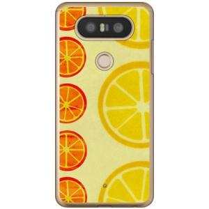 isai Beat LGV34 / V20 PRO L-01J オレンジフルーツ イエロー スマホケ...