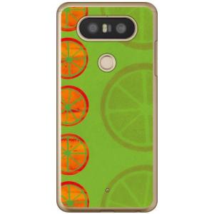 isai Beat LGV34 / V20 PRO L-01J オレンジフルーツ グリーン スマホケ...