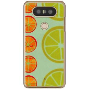 isai Beat LGV34 / V20 PRO L-01J オレンジフルーツ ブルー スマホケー...