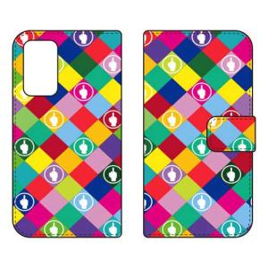 （手帳型ケース カバー） F rhombuses マルチ Galaxy A53 5G SCG15 SC-53C